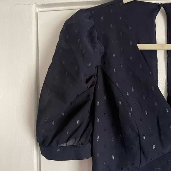 Express Navy Blue A-line Dress Size XS - Picture 15 of 16